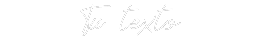 Neon personalizado: Tu texto