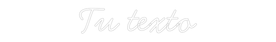 Neon personalizado: Tu texto