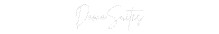 Neon personalizado: DomoSuites