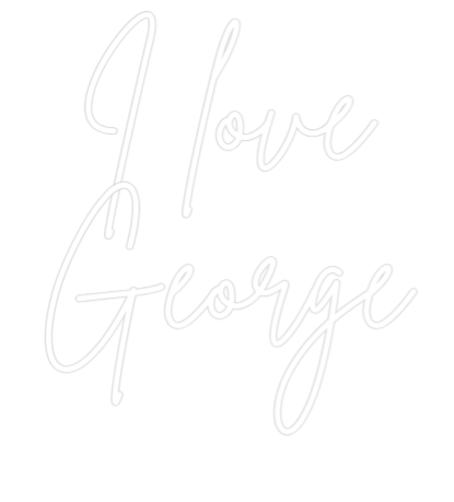 Neon personalizado: I love
George