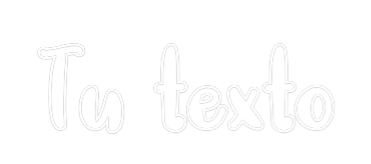 Neon personalizado: Tu texto