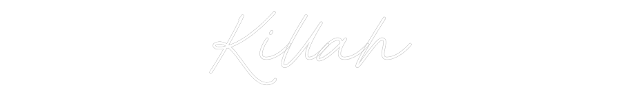 Neon personalizado: Killah