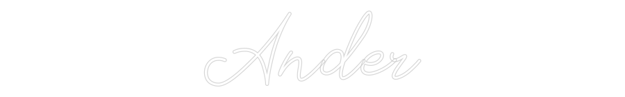Neon personalizado: Ander