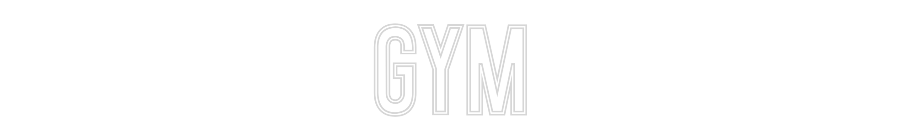 Neon personalizado: Gym