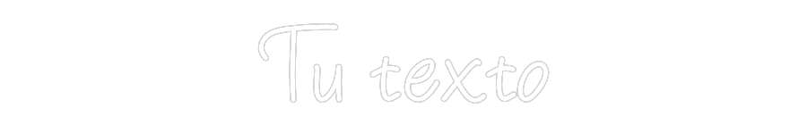 Neon personalizado: Tu texto