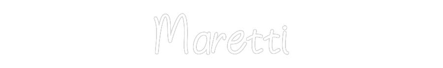 Neon personalizado: Maretti