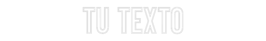 Neon personalizado: Tu texto