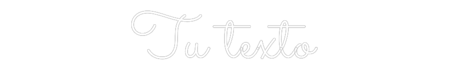 Neon personalizado: Tu texto