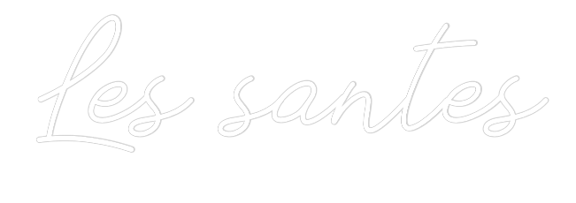 Neon personalizado: Les santes
