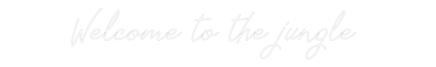 Neon personalizado: Welcome to th...