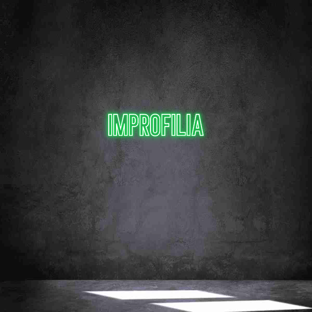 Neon personalizado: Improfilia