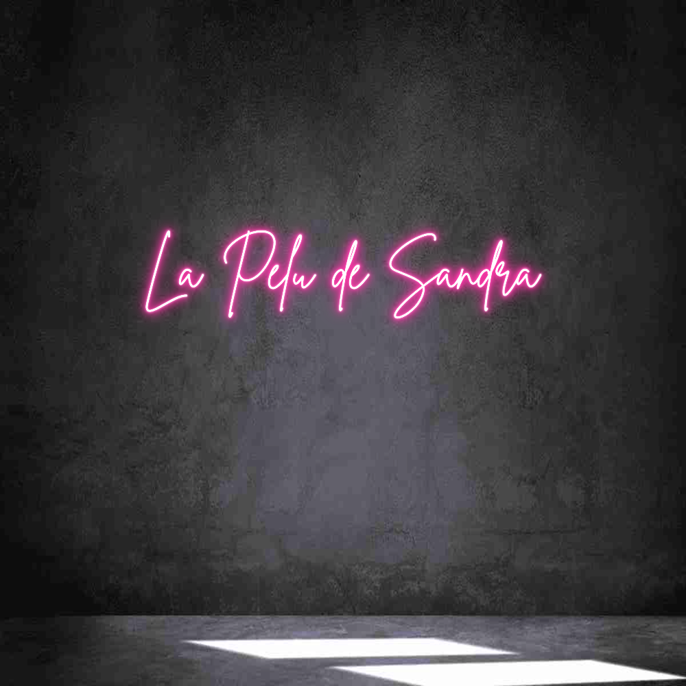 Neon personalizado: La Pelu de Sa...