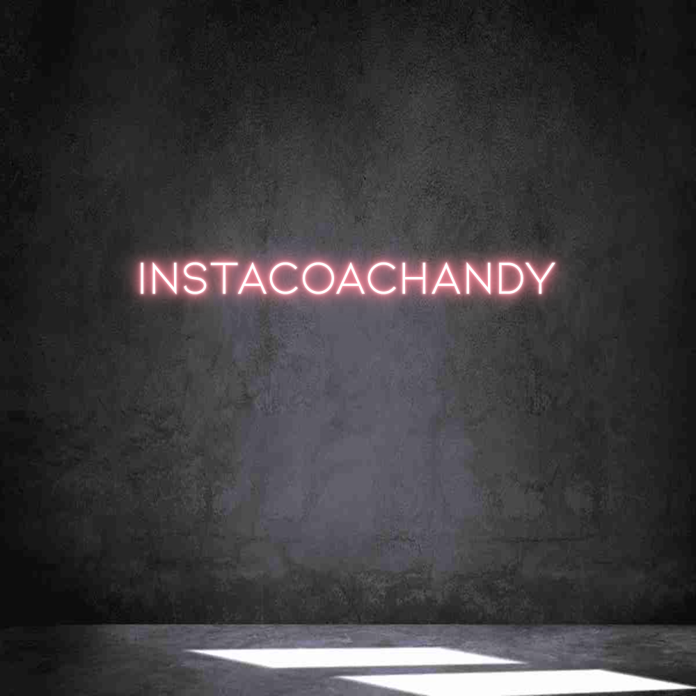 Neon personalizado: InstaCoachAndy