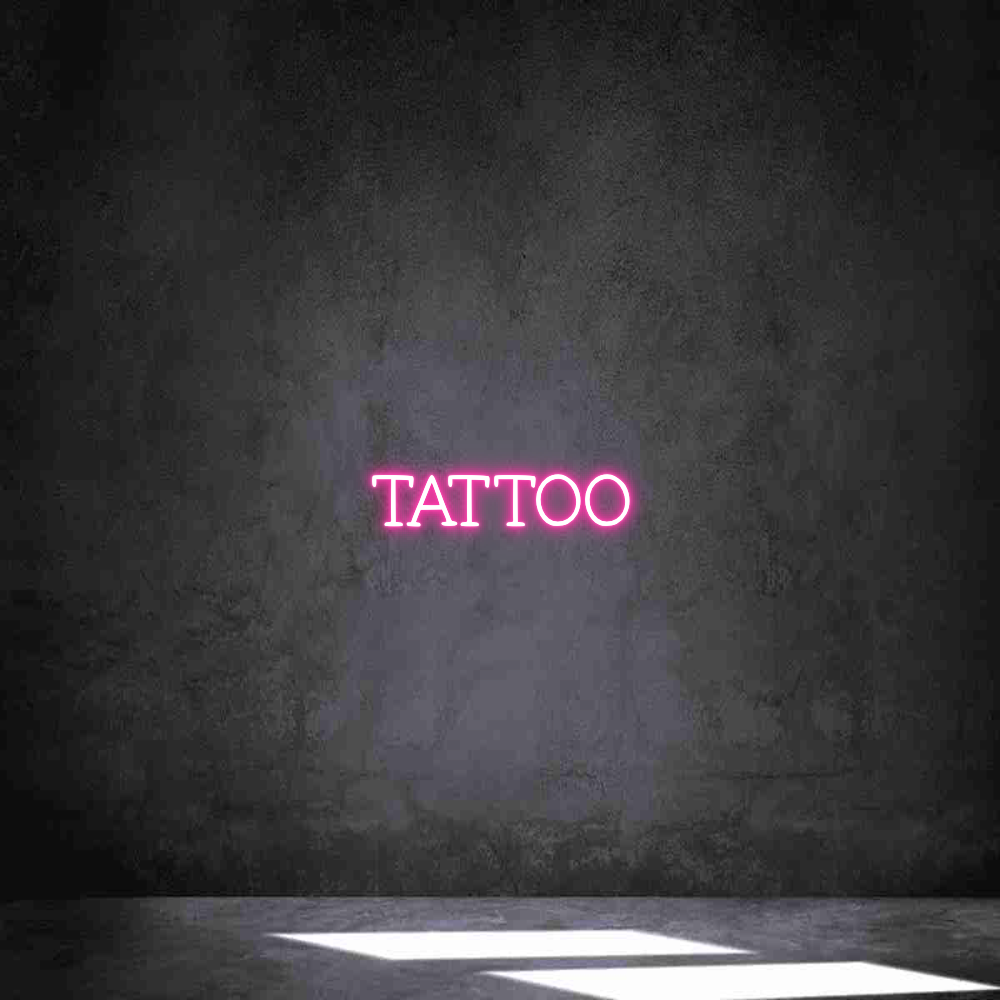 Neon personalizado: TATTOO
