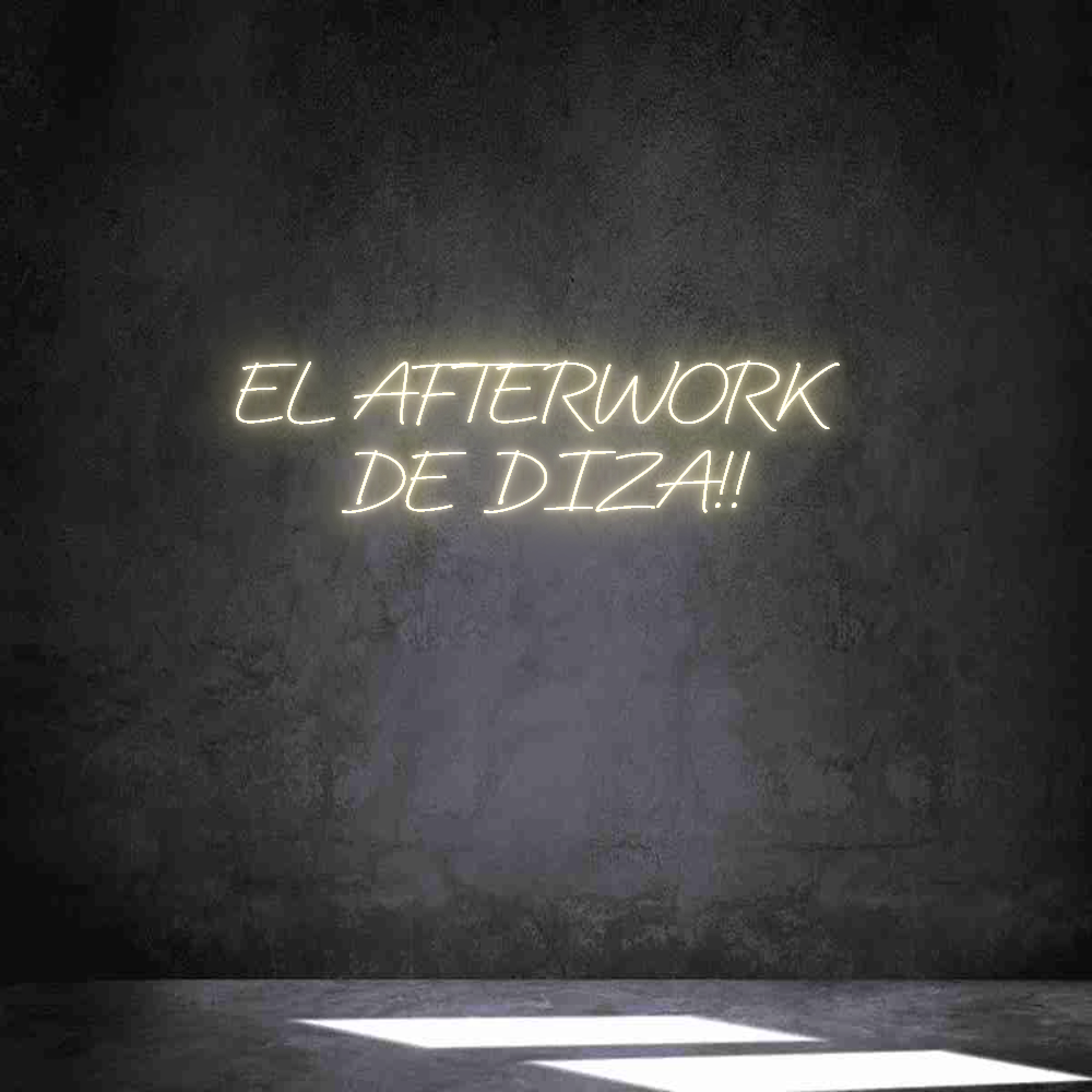 Neon personalizado: EL AFTERWORK ...