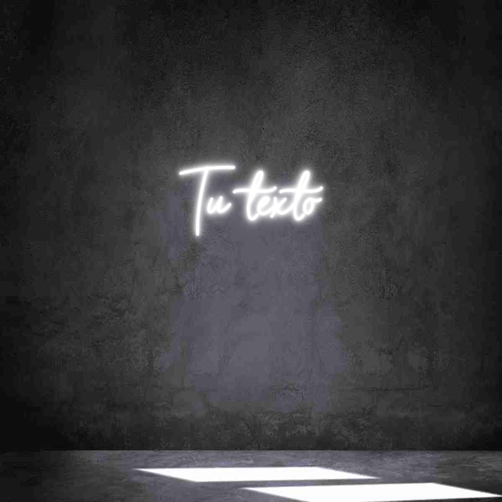 Neon personalizado: Tu texto