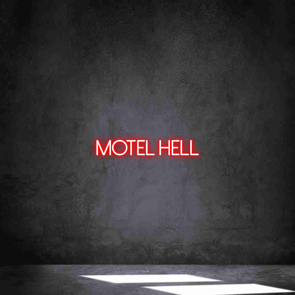Neon personalizado: Motel hell
