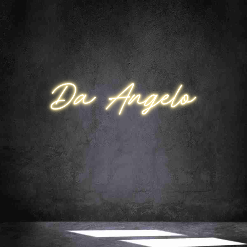 Neon personalizado: Da Angelo