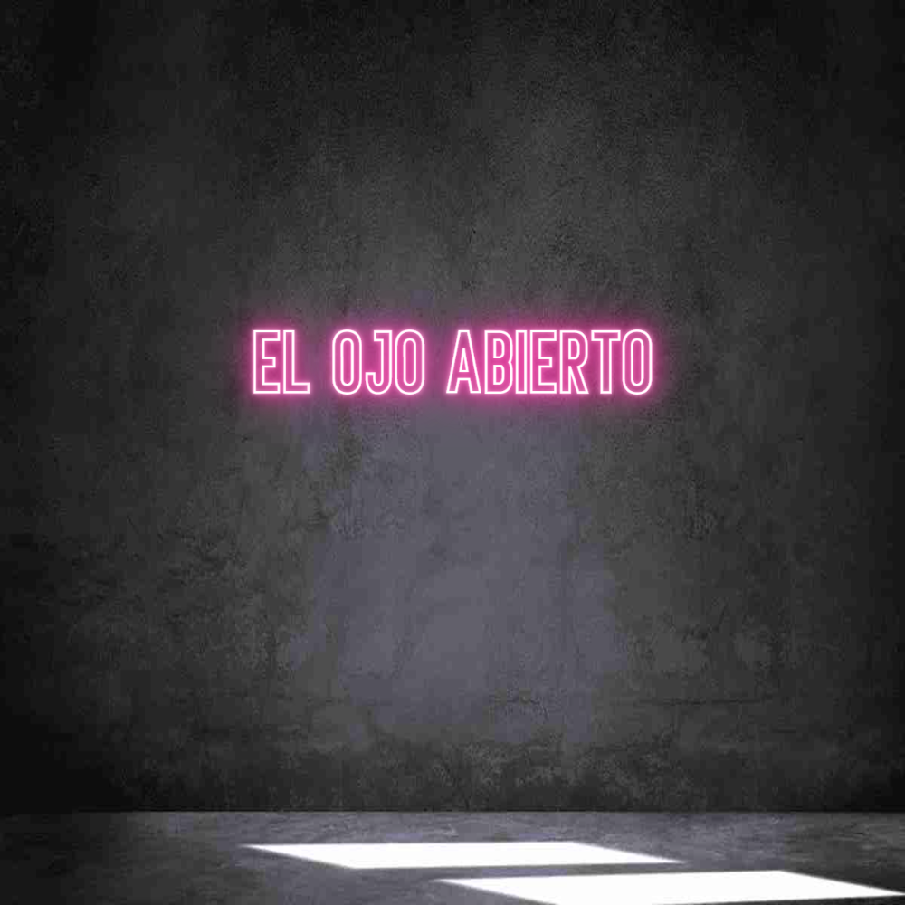 Neon personalizado: El Ojo Abierto