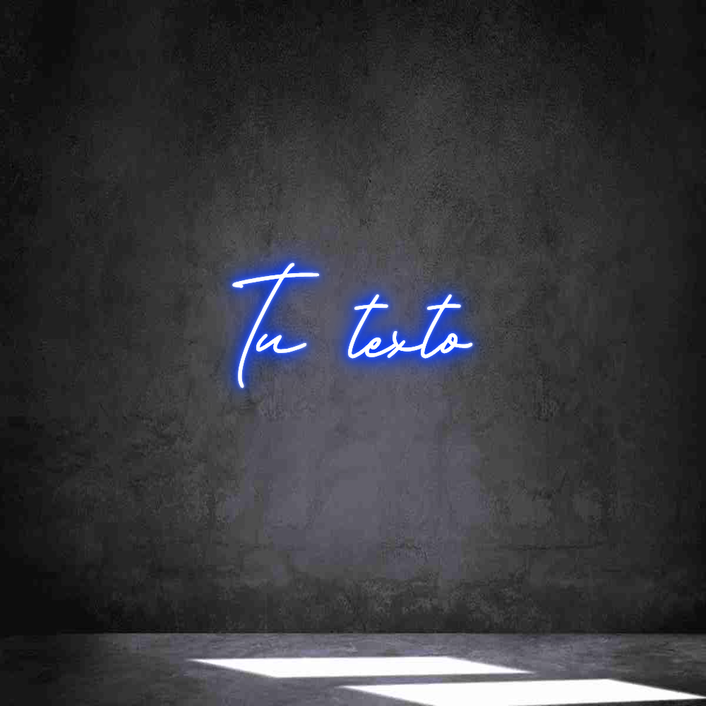 Neon personalizado: Tu texto