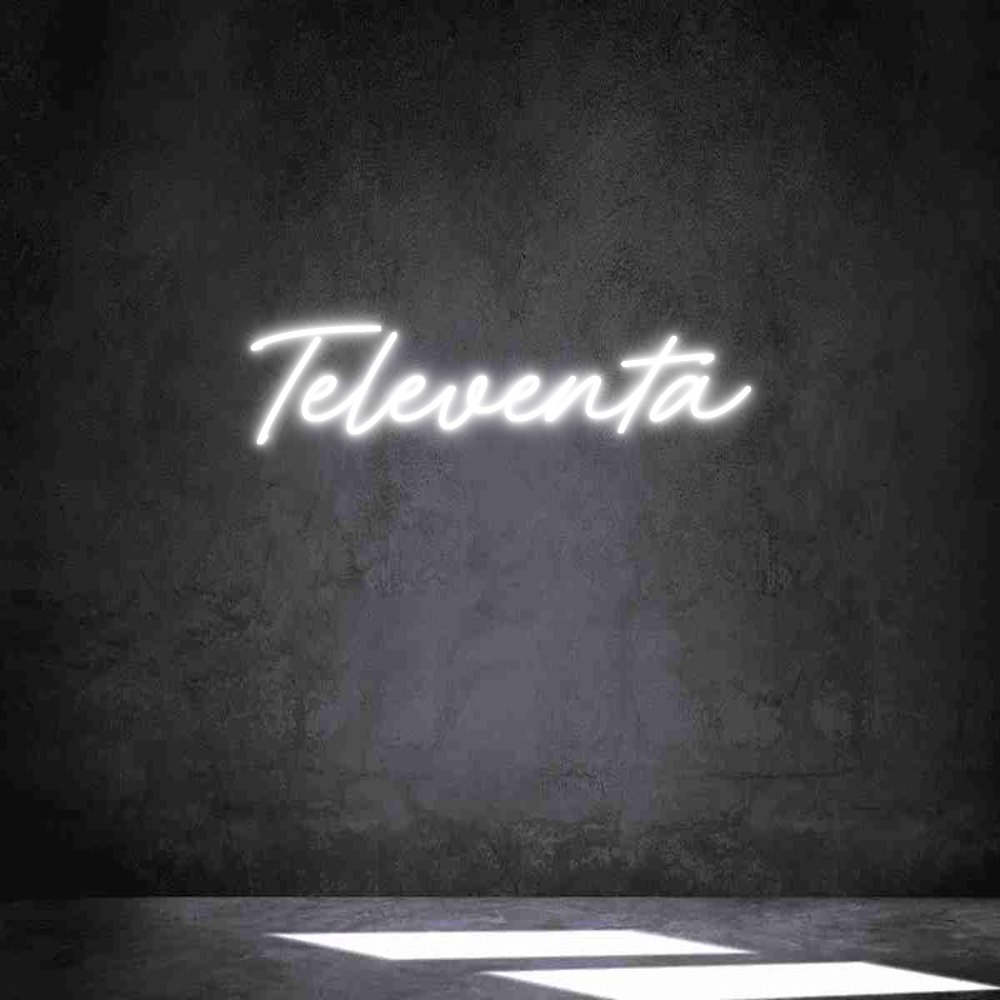Neon personalizado: Televenta