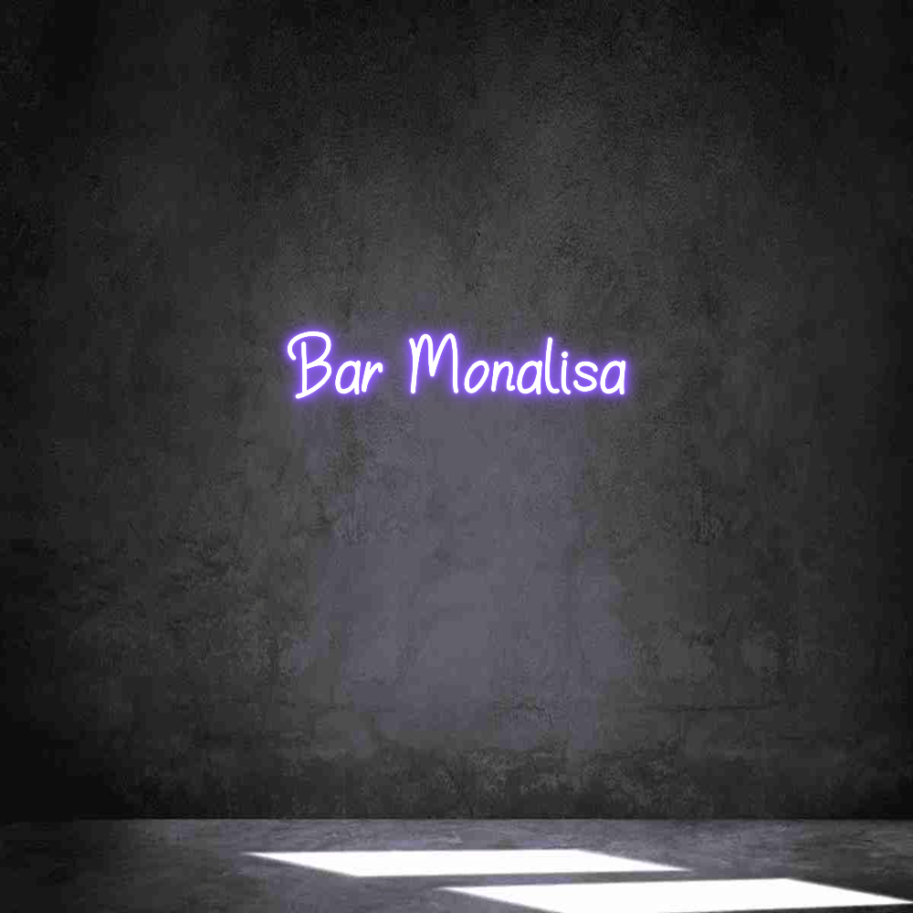 Neon personalizado: Bar Monalisa