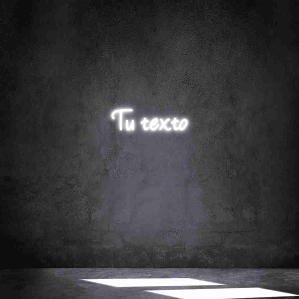 Neon personalizado: Tu texto