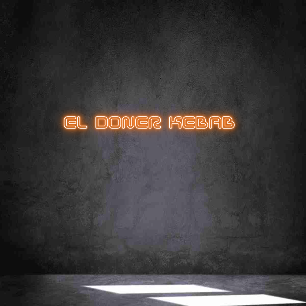 Neon personalizado: EL DONER KEBAB