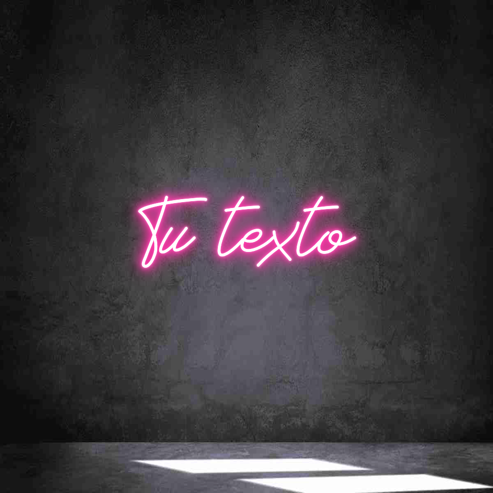 Neon personalizado: Tu texto