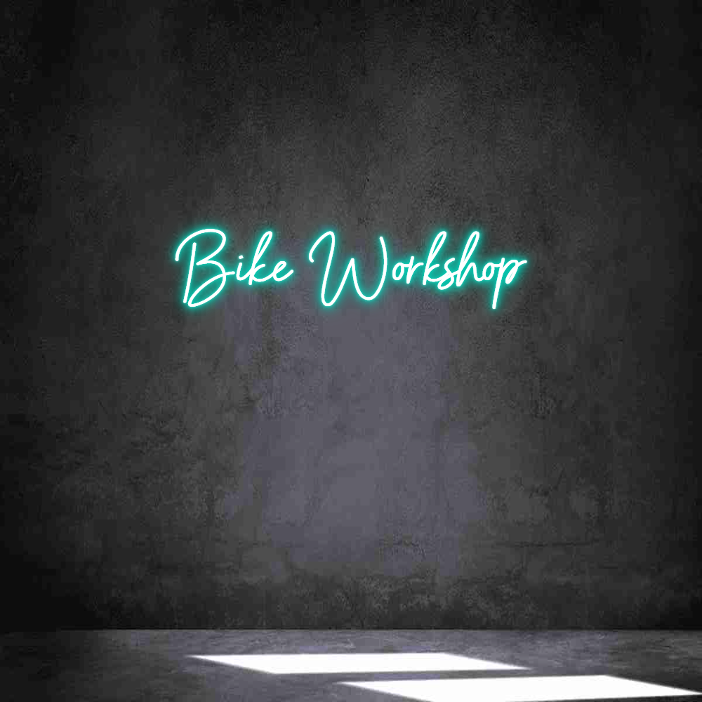 Neon personalizado: Bike Workshop