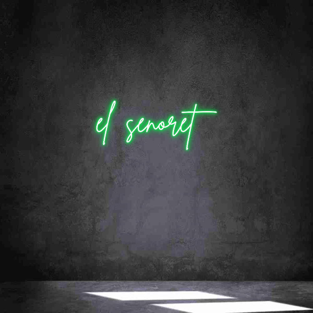 Neon personalizado: el señoret