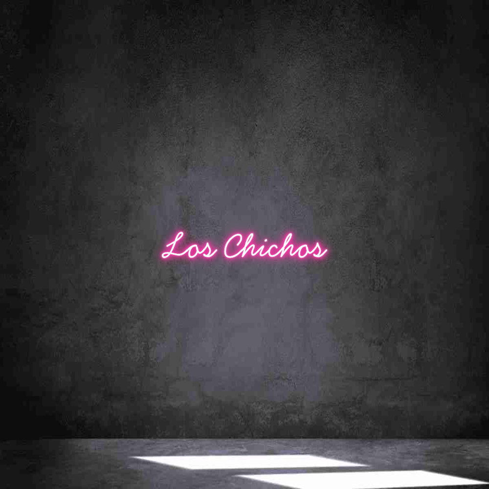Neon personalizado: Los Chichos