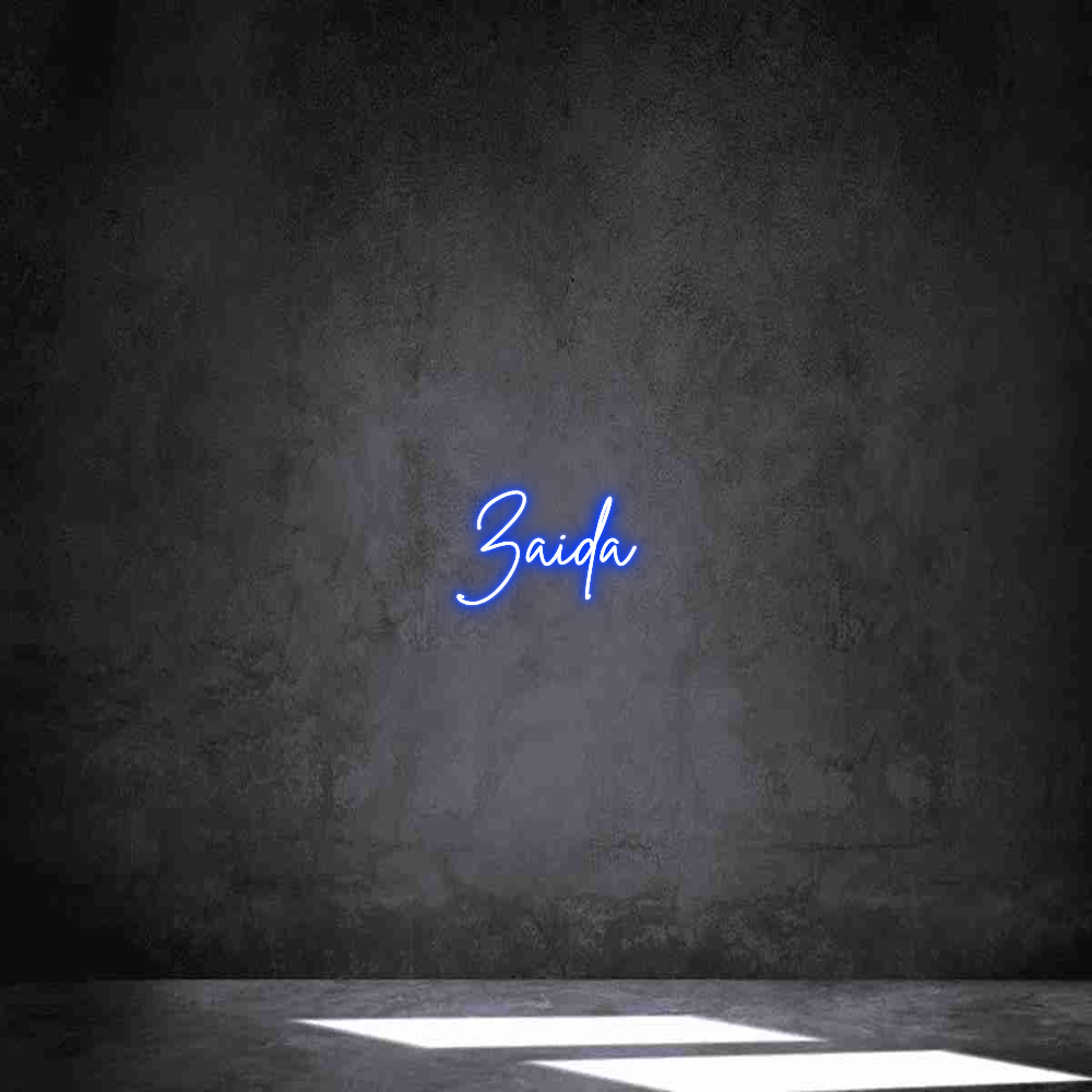 Neon personalizado: Zaida