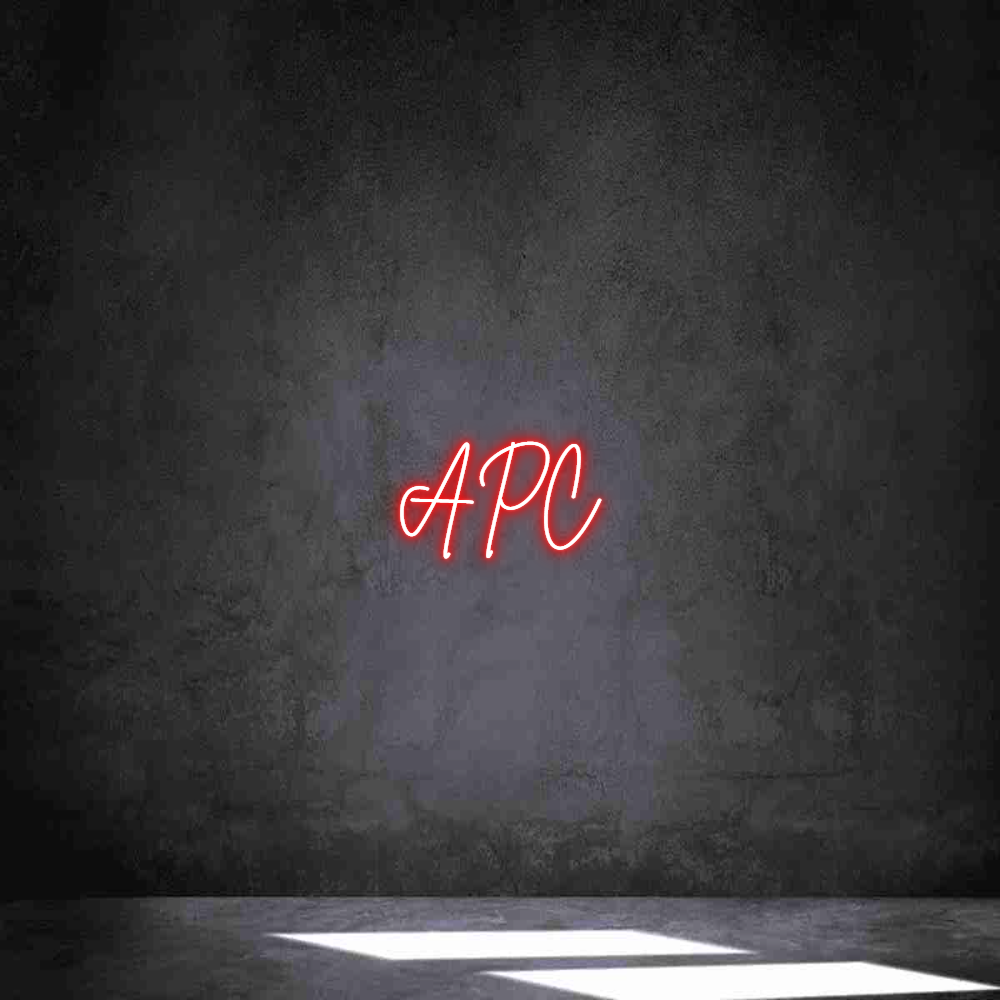 Neon personalizado: APC