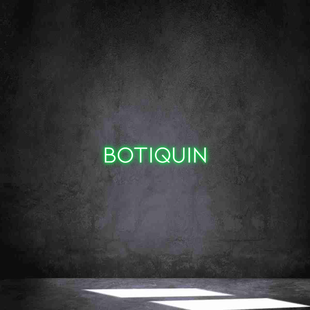 Neon personalizado: BOTIQUIN