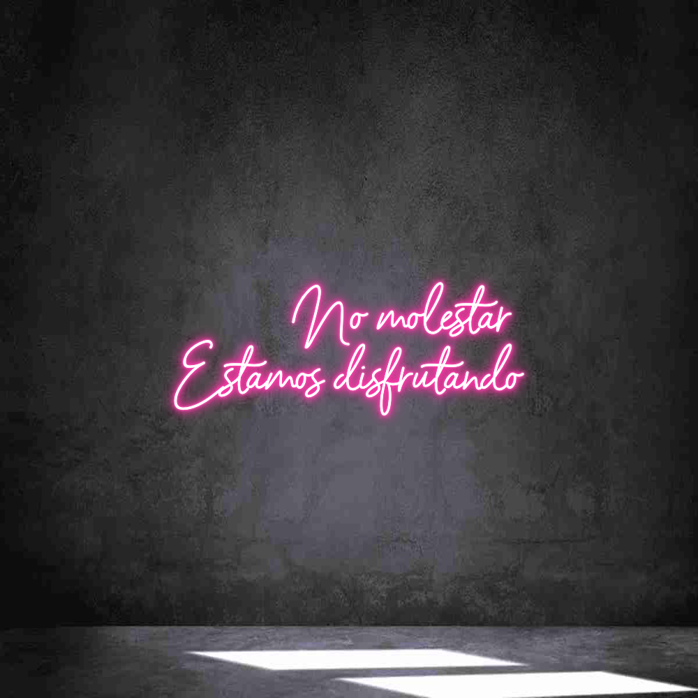 Neon personalizado: No molestar ...