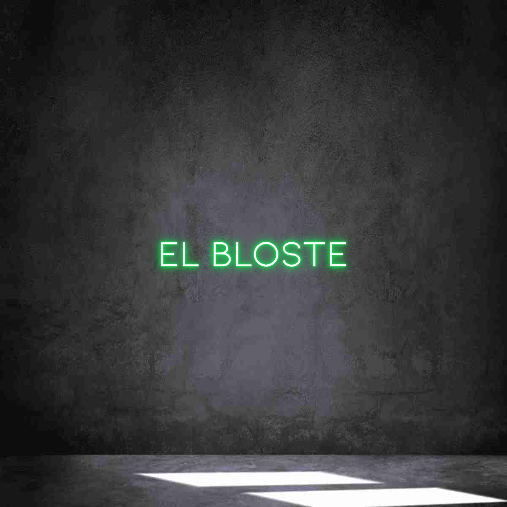 Neon personalizado: EL BLOSTE