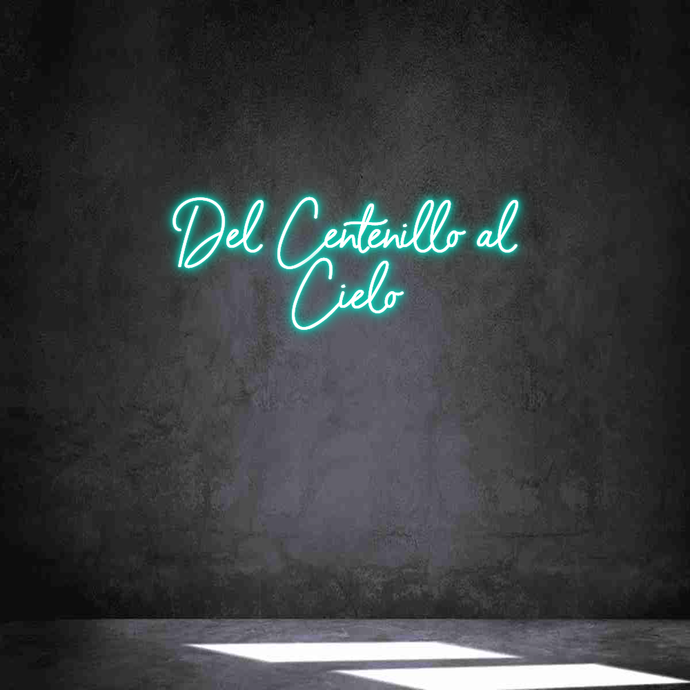 Neon personalizado: Del Centenill...