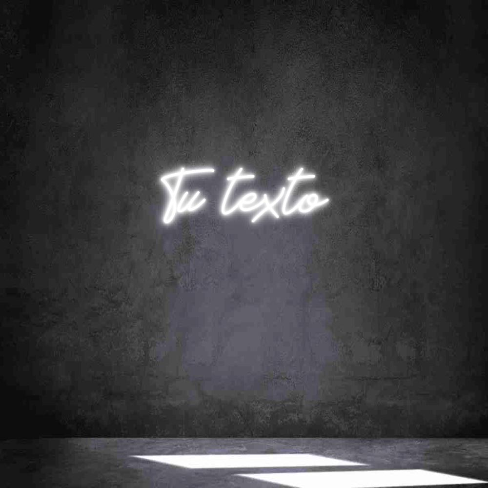 Neon personalizado: Tu texto