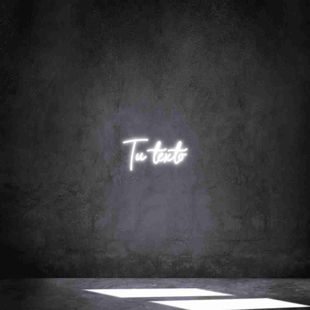 Neon personalizado: Tu texto
