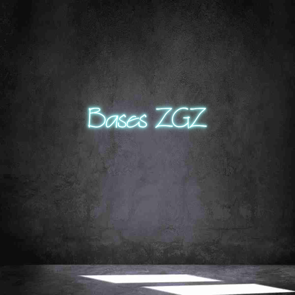 Neon personalizado: Bases ZGZ