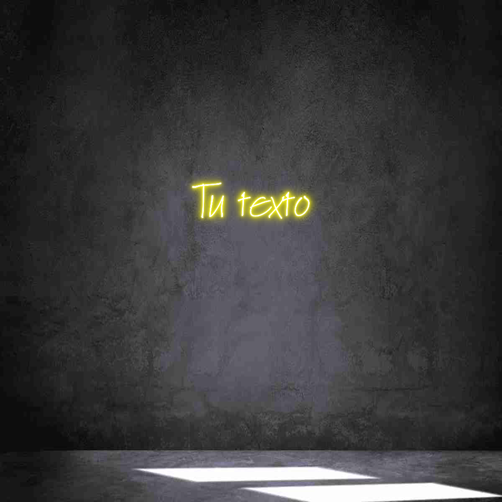 Neon personalizado: Tu texto
