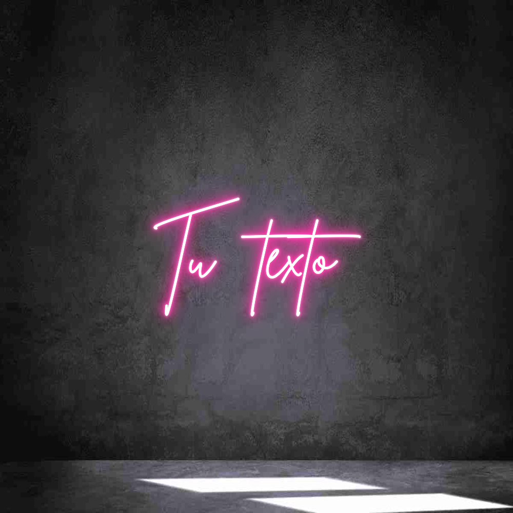 Neon personalizado: Tu texto