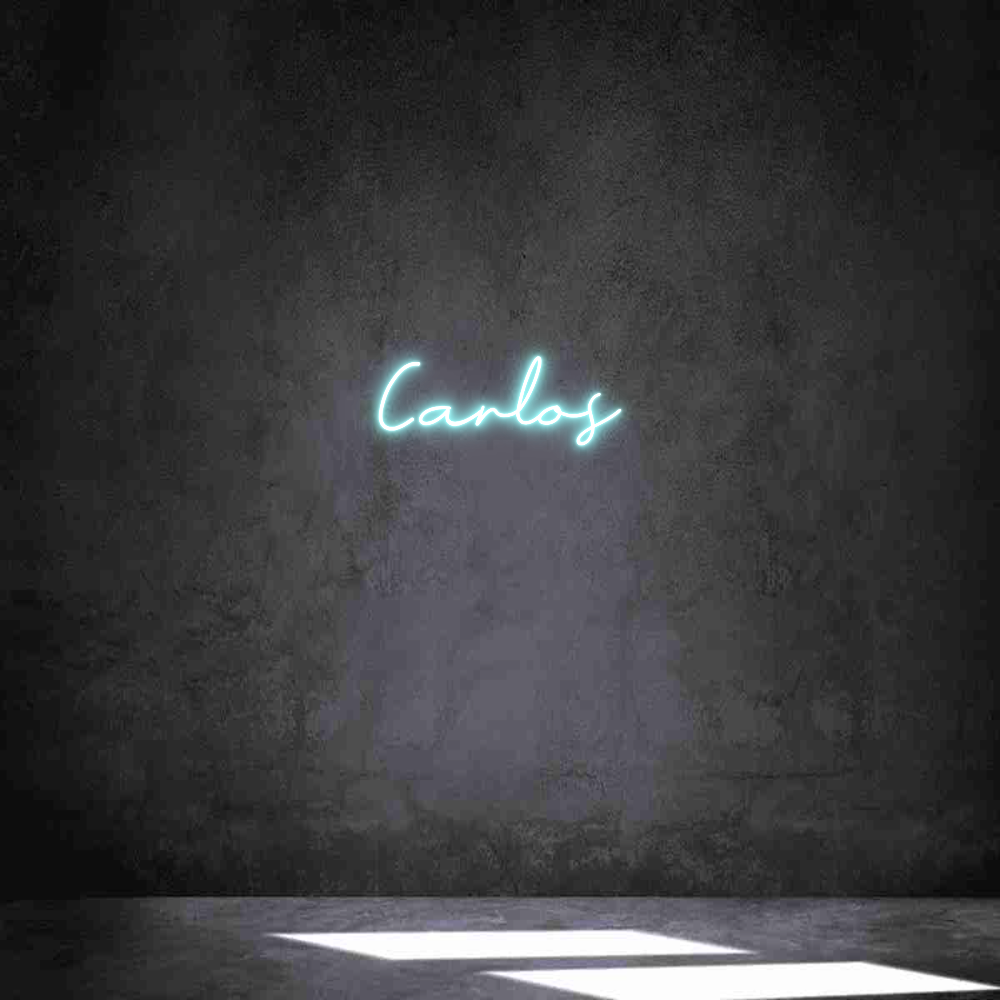 Neon personalizado: Carlos