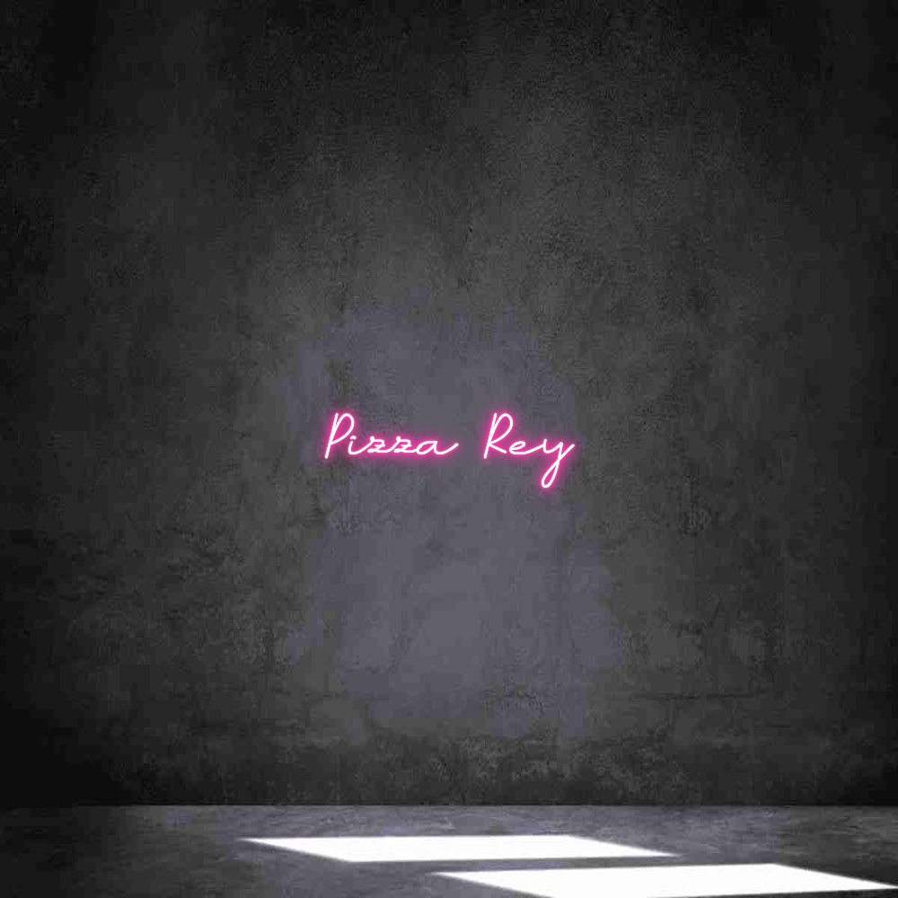 Neon personalizado: Pizza Rey