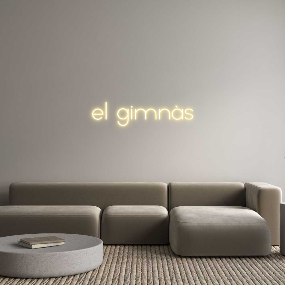 Neon personalizado: el gimnàs