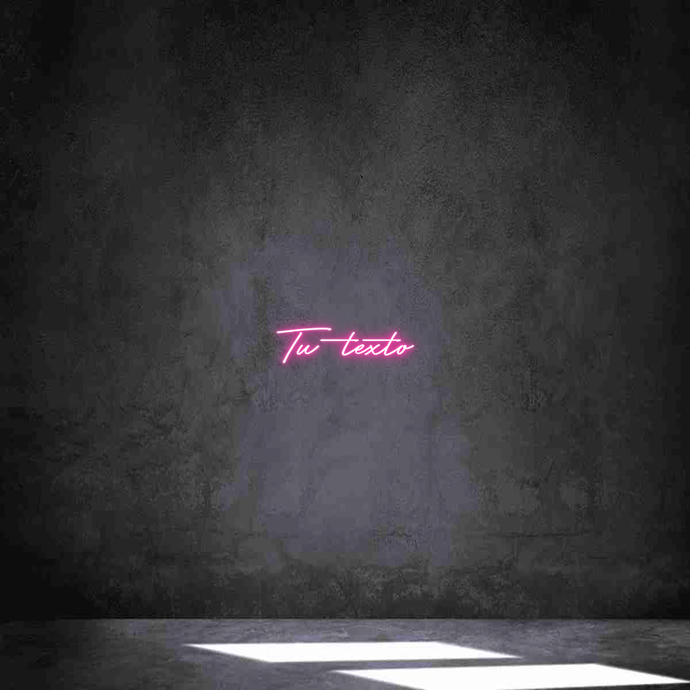 Neon personalizado: Tu texto