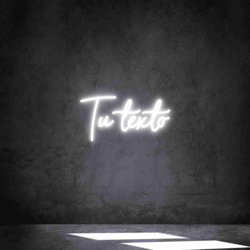 Neon personalizado: Tu texto