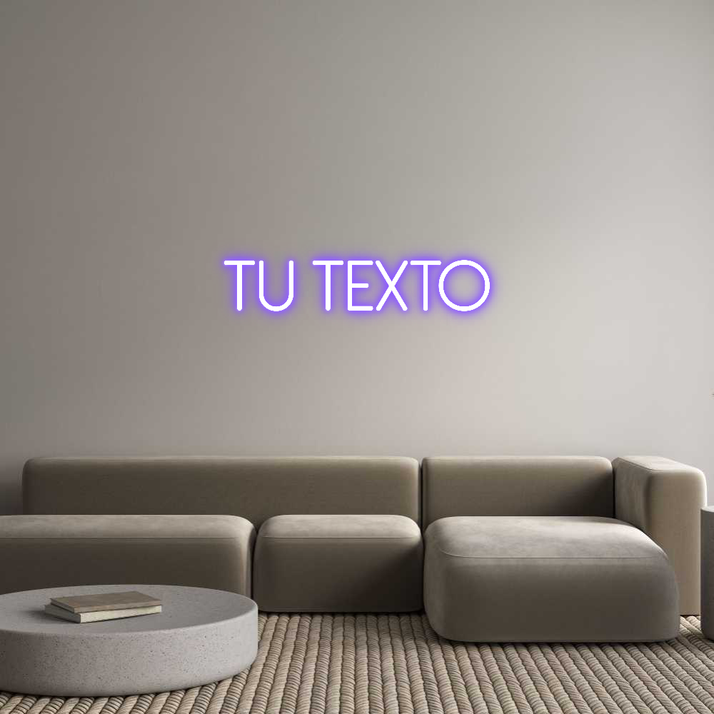 Neon personalizado: Tu texto