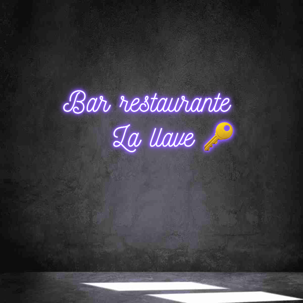 Neon personalizado: Bar restauran...